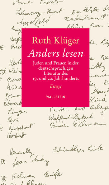 Buchcover: Ruth Klüger, "Anders lesen", Wallstein 2023 